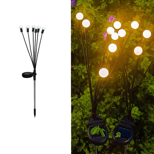 Magische Solar Glühwürmchen Garten Lichter (6 LEDs)